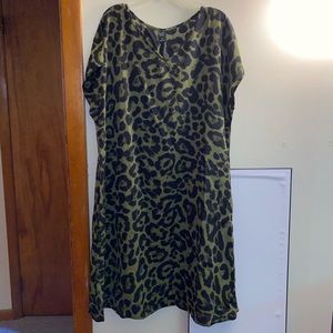 Leopard print dress